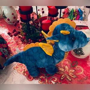 The blue Dinosaur plush 9”